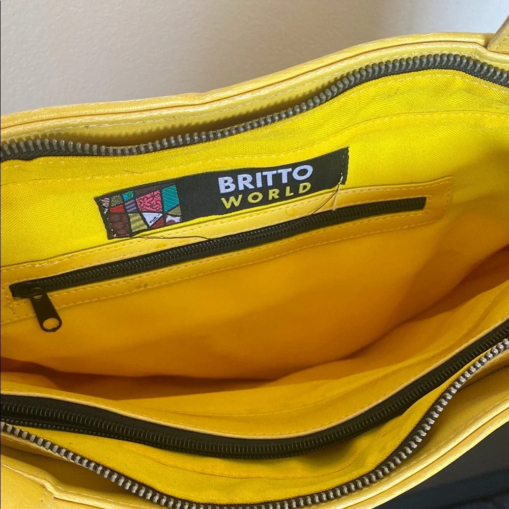Britto Yellow Dog Pop Art Tote Bag – Romero Britto Style